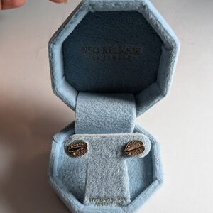 Neo Reliques Sterling Silver Shell Earrings